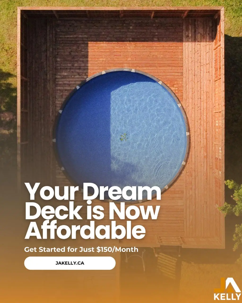 Dream Decks Made Affordable: Financing Options Available with JA Kelly Contracting in Moncton & Surrounding Cities 🔨